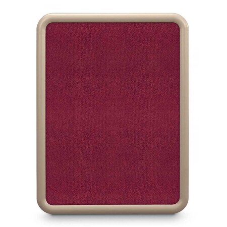 United Visual Products Sliding Door Indoor Enclosed Corkboard, 6 UV9002ACSH-WHITE-KEYLIME